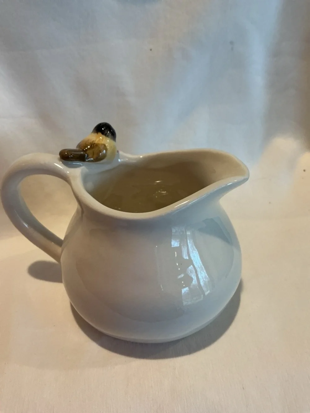 Bird and Flower Cream and Sugar Set